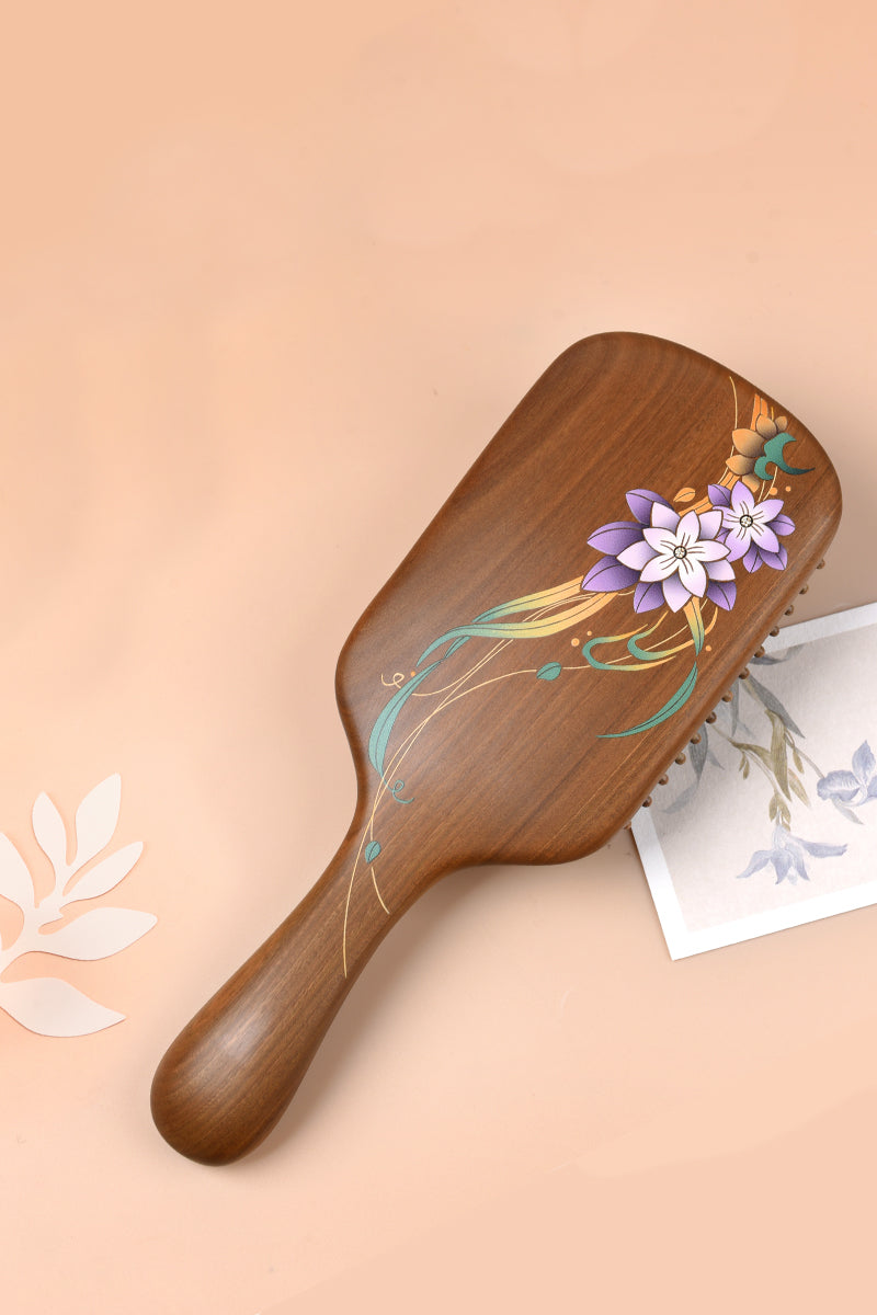 Nameless Flower Hair Brush