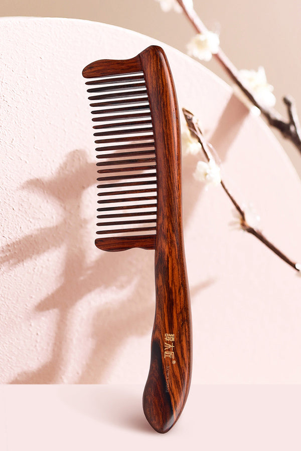 Rosewood Comb Long Handle