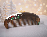 Xmas tree wood comb