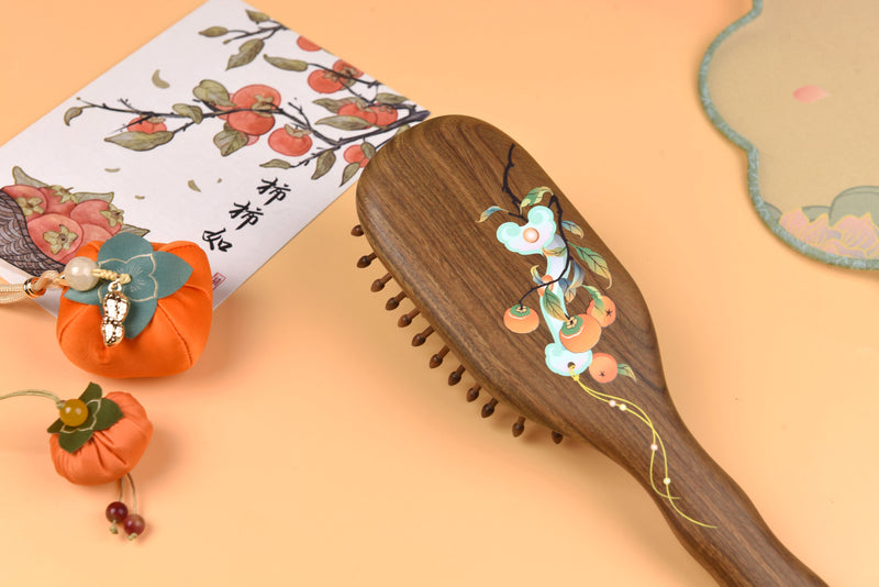 Persimmon VERAWOOD HAIR BRUSH